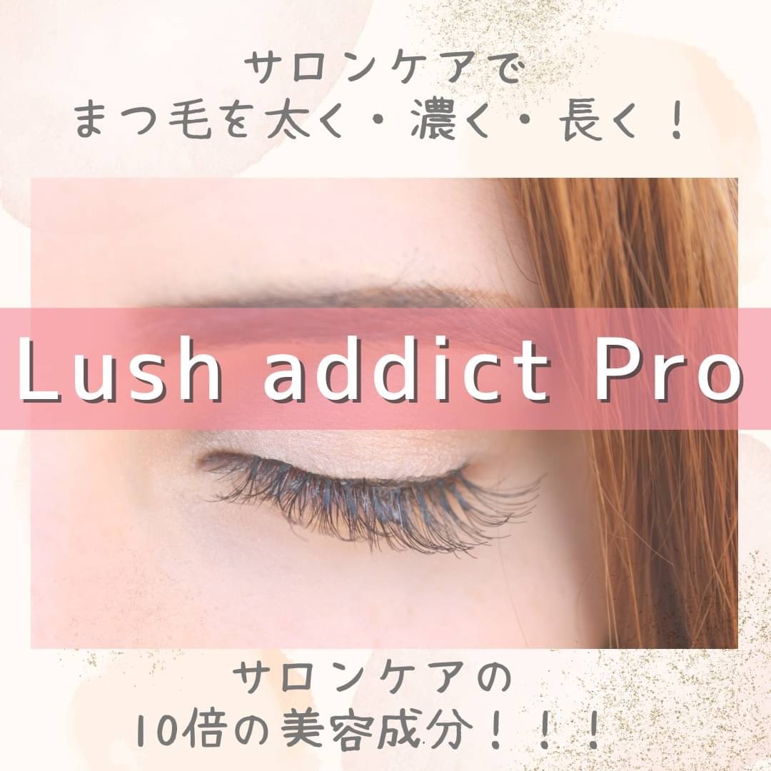 究極のまつ育☆サロンケア「Lush addict Pro（ラッシュアディクトプロ